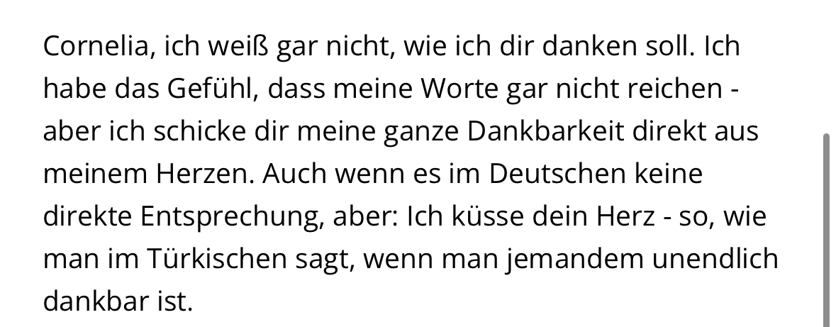 Feedback einer Teilnehmerin