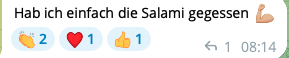 Feedback einer Teilnehmerin