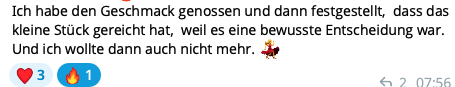 Feedback einer Teilnehmerin