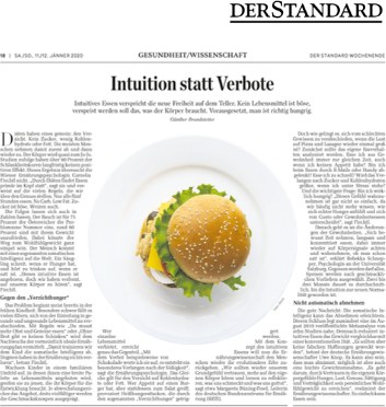 Der Standard: Intuition statt Verbote